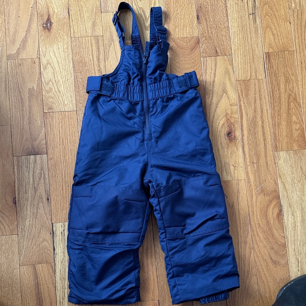 Cat & Jack Kids Navy Blue Snow Bibs 2T
